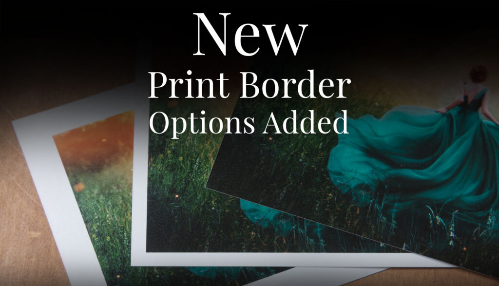New print border options added