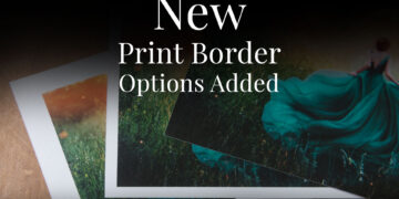 New print border options added