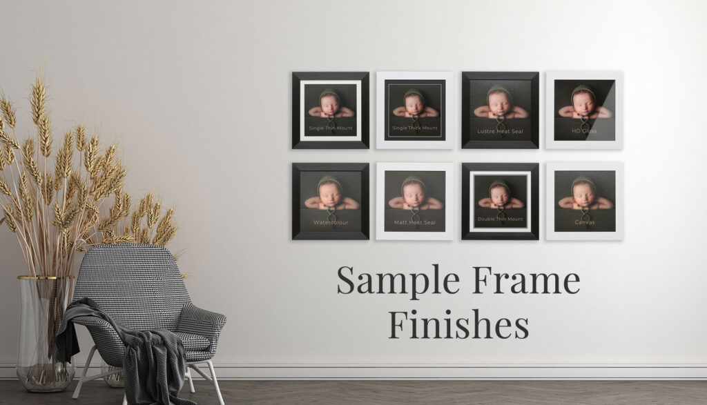 Sample Frame Finishes
